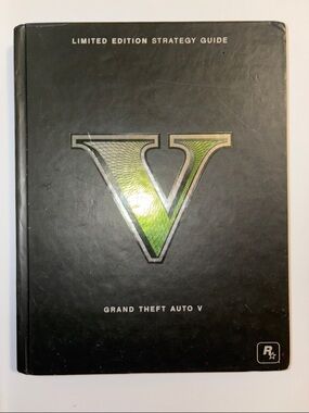 Rockstar Grand Theft Auto V Limited Edition Strategy Guide - Black/Green